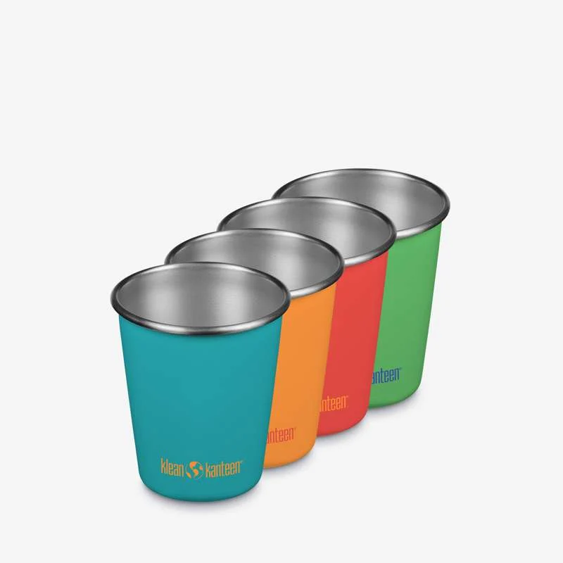 Klean Kanteen Steel Cup - 296ml - 4-Pack - Beach Ball
