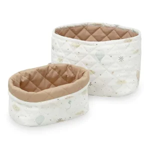 Cam Cam Copenhagen Quilted Storage Baskets - 2 pcs. - OCS - Dreamland/Camel