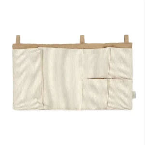 Cam Cam copenhagen Bed Pocket - OCS - Classic Stripes Camel