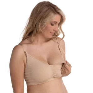 Carriwell New Mum Carri-Gel Nursing Bra seamless - honey