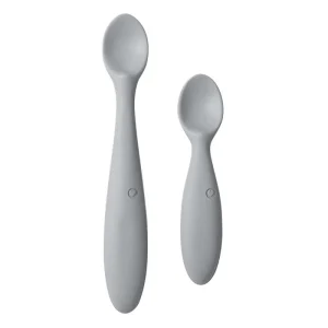 BIBS Dinner Spoon Set - Large and Small Spoon - Cloud