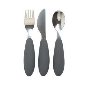 BIBS Dinner Cutlery Set w. 3 Pieces - Iron