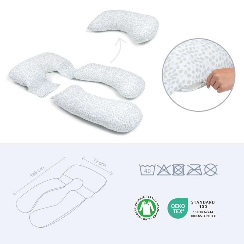 Doomoo Pregnancy Pillow - Maxi Leaf Green - Image 5