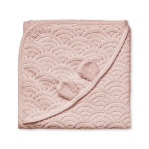 Cam Cam copenhagen Towel with Hood and Ears - Baby - GOTS - Dusty Rose