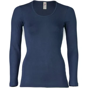 Engel Natur Blouse for Women - Wool/Silk - Navy