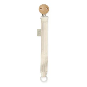 Cam Cam Copenhagen Pacifier clip - GOTS - Classic Stripes Camel