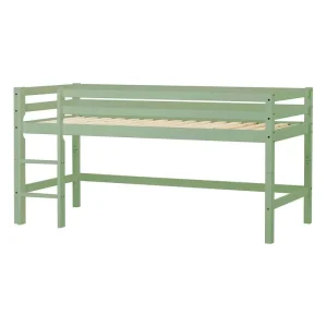 Hoppekids ECO Dream - Mid-High Bed - 90x200 cm. - Divisible - Pale Green