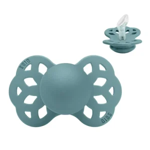 BIBS Anatomical Infinity Pacifier - Size 1 - Silicone - Island Sea