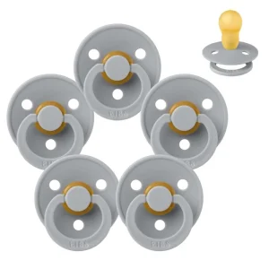 Bibs Round Colour Pacifier - Multi-pack - 5 pcs. - sz. 3 - Cloud
