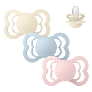 BIBS Supreme Pacifier - Multipack - 3 pcs. - Str. 2 - The Babyshower Collection