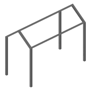 Hoppekids ECO Dream - House Bed Module - 90x200 cm. - Smoked Pearl