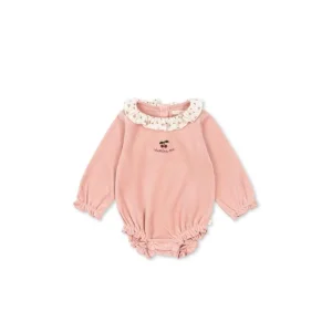 Konges Sløjd Miffa Body with Ruffles - GOTS - Mellow Rose