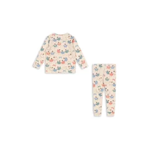 Konges Sløjd Basic Top/Pant Set - GOTS - Bow Ballerina