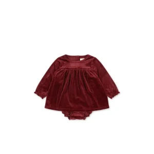 Konges Sløjd Jingle Romper Dress - GRS - Red Dahlia