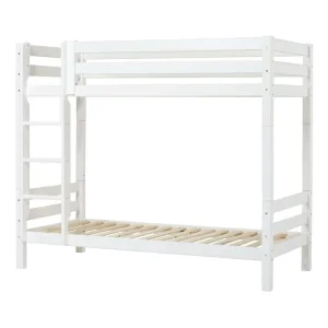 Hoppekids ECO Luxury - High bunk bed - 90x200 cm. - Flexible Insert Base - White