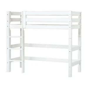 Hoppekids ECO Luxury - High sleeper bed m. Ladder - Multiple Sizes - White