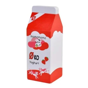 MaMaMeMo Organic Legumes in Wood - Yogurt Strawberries - ORGANIC