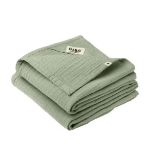 BIBS Sleep - Muslin Cloth in 2-Pack - 70x70 cm. - Sage