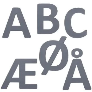 Sebra Letters - Grey